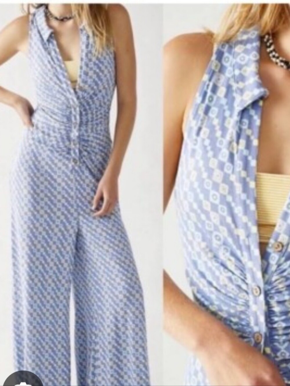 Free People  Jumpsuit in Light Blue - Picture 3 of 11